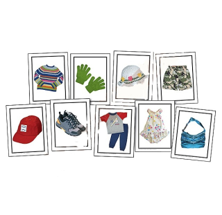 Kartičky - detské oblečenie